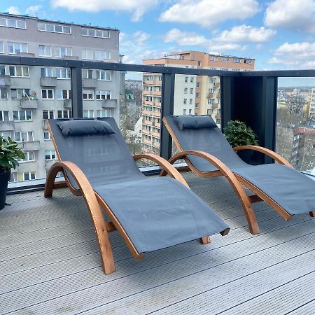 Hanza Tower Apartament Premium Plus Štetín Exteriér fotografie
