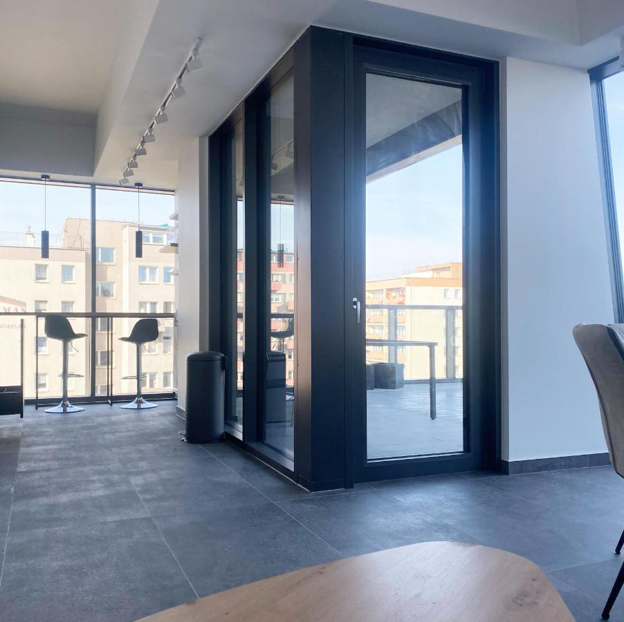 Hanza Tower Apartament Premium Plus Štetín Exteriér fotografie