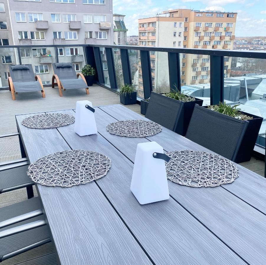 Hanza Tower Apartament Premium Plus Štetín Exteriér fotografie