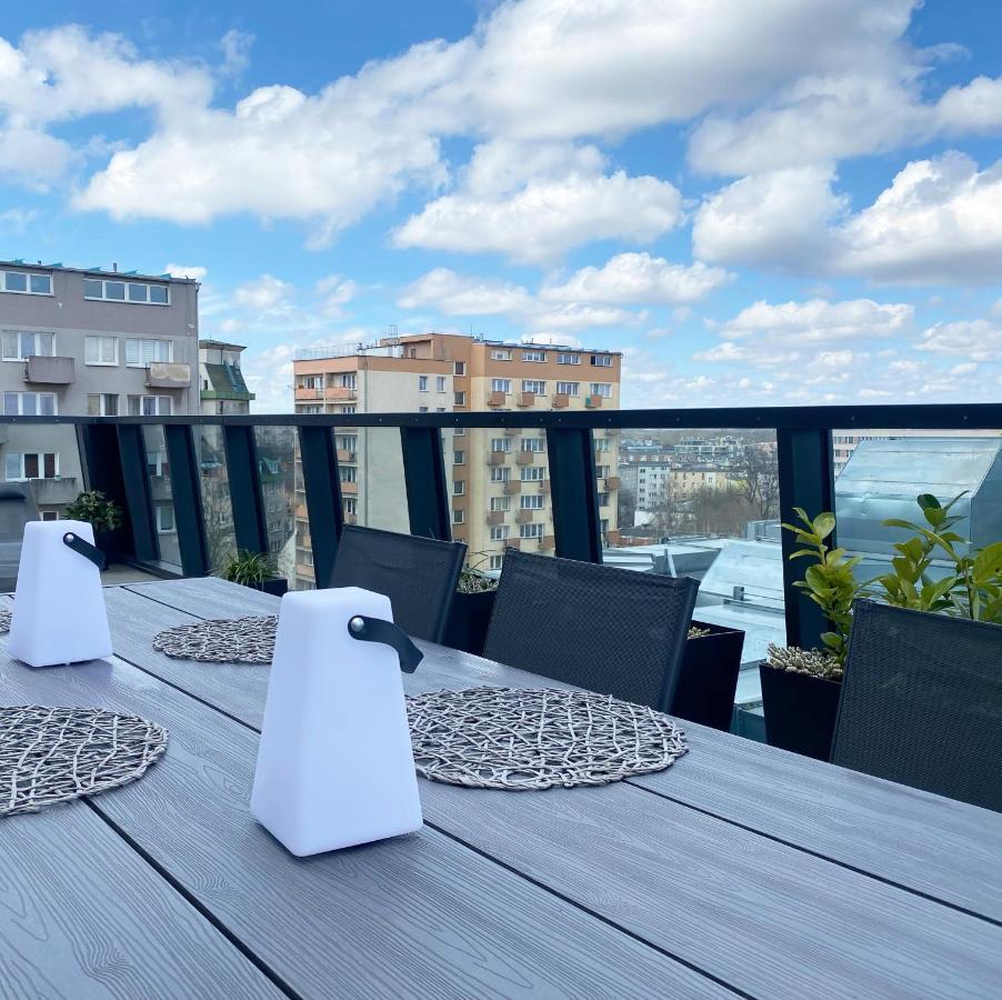 Hanza Tower Apartament Premium Plus Štetín Exteriér fotografie